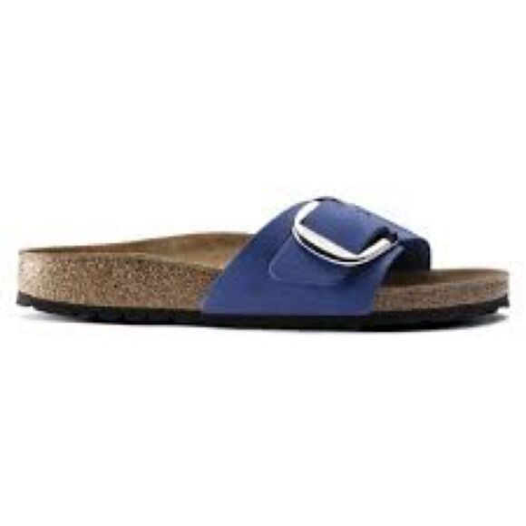 Cliffs by WHITE MOUNTAIN Blue Sandals with Buckle and Comfort Footbed - Picture 1 of 6